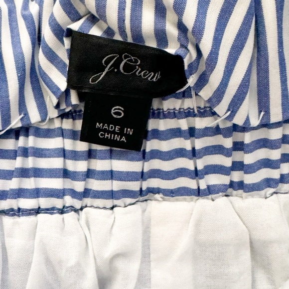 J. Crew Striped Skirt with Belt - Picture 8 of 10